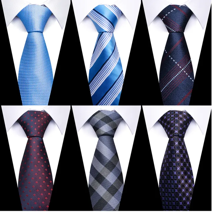 High%20Grade%20Woven%20Silk%20Gravatas%20Tie%20Men%20Black%20Plaid%20Wedding%20Clothing%20accessories%20Male%20Easter%20Day%20-%20Image%206