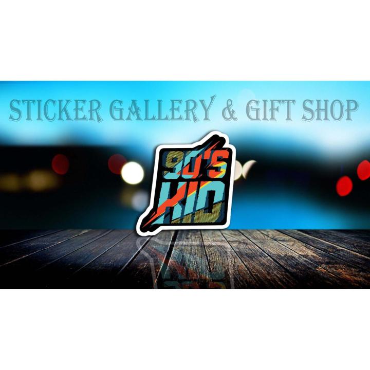 Bike Sticker - 90's Kid ( Waterproof & Premium quality)/ Bike Sticker Gallery - Car Accessories