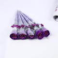 Soap Soap Rose Fragrant 3-colours Single Artificial Flower Gradient Mother's Day Bouquet for Home Decor Gift for Her Celebration Accessory Romantic Gesture Wedding Decoration.