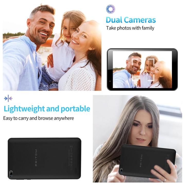 PRITOM%207%20Inch%20Tablet%20PC%2032%20GB%20Android%2011%20with%20Quad%20Core%20Processor%20HD%20IPS%20Display%20Dual%20Camera%20WiFi%20with%20PU%20Protective%20Case%20-%20Image%202