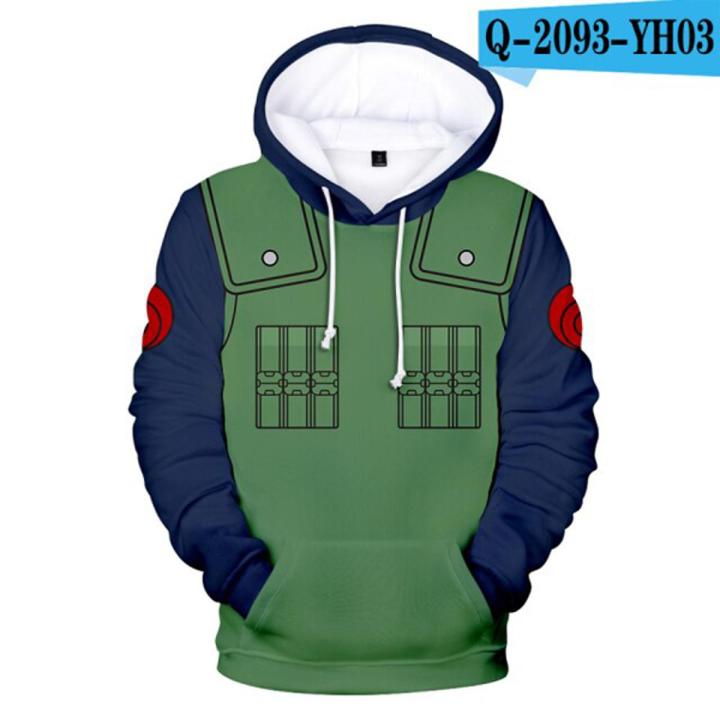 Anime Sasuke/Kakashi 3D Print Men/womens Hoodie boy girl Sweatshirt Casual Unisex Jacket hoodies baby sweatshirt Oversize