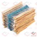 100Pcs Tolerance 1% 220K Ohm Resistor 220K Ohm Carbon Film Resistor 220K Ohm 1/4W Resistance 0.25 Watt Fixed Resistors Passive Components Parts. 