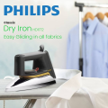Philips HD1172 Classic Dry Iron Fast & Efficient | Linished Soleplate | 1000W Power | Durable Classic Design.