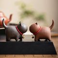Brown Cute Cat Teapets Decoration Ceramic Tea Set Accessories for Home Decor Tea Art Decorations Kitten Teaware. 