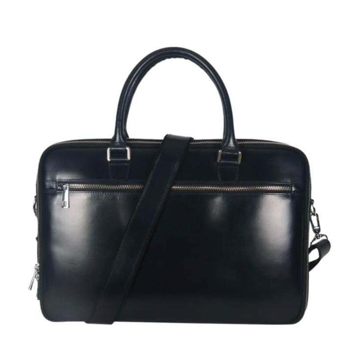 Aaj Leather Executive Bag SB-LB435 Navy