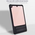 Transparent PC Hybrid TPU Tablet Case with Holder For iPad 10.2 2021 / 2020.