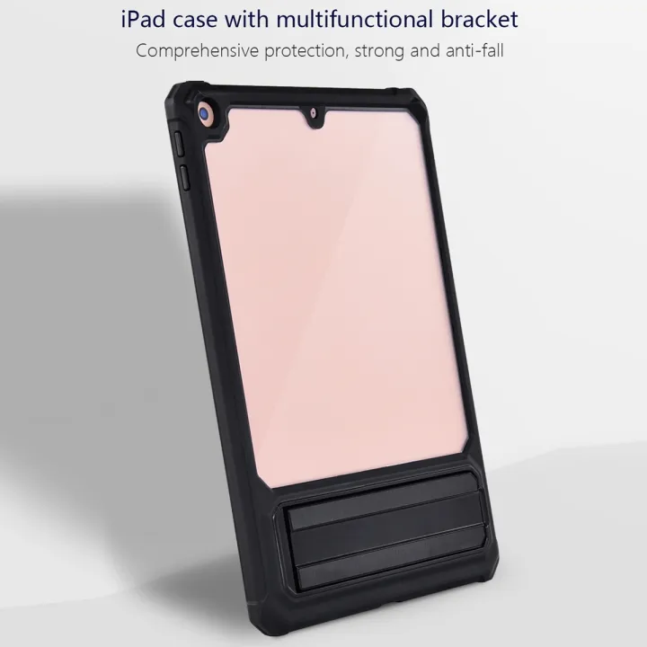 Transparent%20PC%20Hybrid%20TPU%20Tablet%20Case%20with%20Holder%20For%20iPad%2010.2%202021%20/%202020%20-%20Image%202
