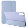 Solid Color 3-folding Leather Tablet Case For Honor Pad X9 / X8 Pro. 