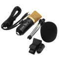 Unidirectional Condenser Microphone Voice Recording Studio Mic for PC Computer. 