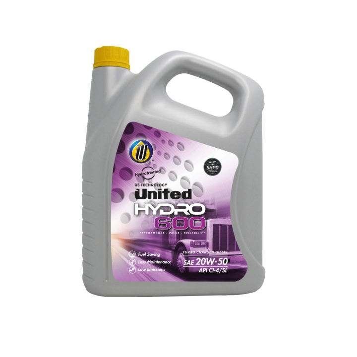 UNITED HYDRO 600 II SAE 20w-50 II API CI4 /SL II SIZE 5L