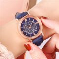 Fashion Women Watch Leather Belt Watch Star Sky Dial Clock Quartz Wrist Watches Ladies Casual Mesh Belt Wristwatch Clock. 