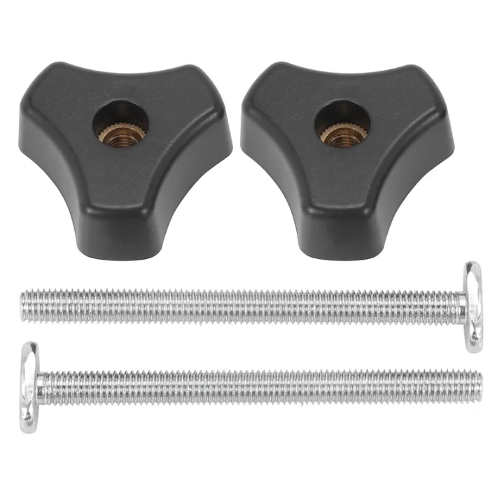 NAMUNY%206%20Set%20T%20Screw%20and%20M8%20Plastic%20Handle,Metal%20Quick%20Acting%20Hold%20Down%20Clamp%20Set%20for%20T-Slot%20T-Track%20DIY%20Woodworking%20Tool%20-%20Image%204