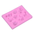 Animal Series Deer Owl Shaped Silicone Craft Cake Decorating Tool Layor. 