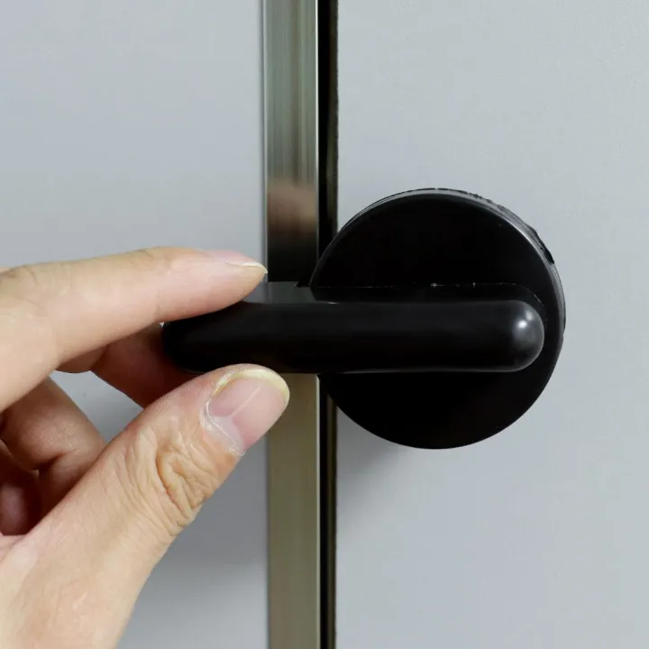 Bathroom%20Nylon%20Plastic%20Public%20Toilet%20Handle%20Black%20Door%20Lock%20Indicator%20Lock%20-%20Image%203
