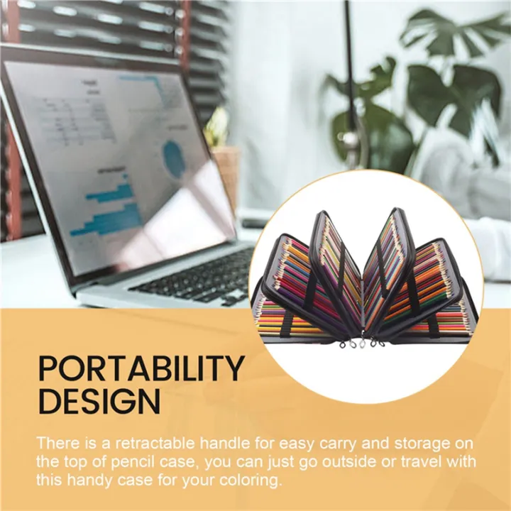 250%20Slots%20Colored%20Pencil%20Case%20Organizer%20with%205%20Layer%20Zipper-Large%20Capacity%20Pens%20Storage%20Holder%20Bag%20for%20Student%20Artist%20C%20-%20Image%207