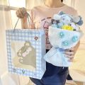 Sanrio Kawai Cinnamoroll Plush Dolls Bouquet For Children Girlfriend Creative Cartoon Kawaii Anime Flower Christmas Gifts. 