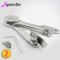 Apstelle 1pcs Zinc Steel Adjustable Stays Door Lift Support Furniture Stay Support Hinge Cabinet Door Kitchen Cupboard Hinges.