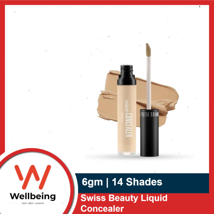 Swiss Beauty Liquid Concealer 6gm | 14 Shades Available