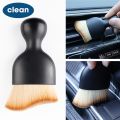 【Exclusive】 1Pc Arc Car Interior Cleaning Soft Brush Dashboard Air Outlet Gap Dust Removal Detailing Brush for Auto Maintenance Cleaning Tool. 