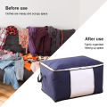 Quilt Storage Bags. King Size Cloth Storage Bag Blankets Cover, Cloth Organizer, Cloth Storage Organizer Bag.