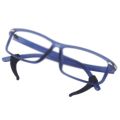 3 pairs of ear hooks Glasses Supports Anti-slip Silicone - Black.