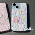 For Infinix Hot 40i 30i 50i Smart 8 9 6 5 7 Pro Plus Hot 30 11 12 9 8 10 Play Tecno Spark GO 10 20 Pro 20C 10C Camon 20 Note 30 40 Pro 12 G96 Cartoon Butterfly Cute Flower Bow Case. 