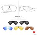 BARCUR Driving Polarized Sunglasses Men Brand Designer Sun Glasses For Men Sports Eyewear Lunette De Soleil Homme.