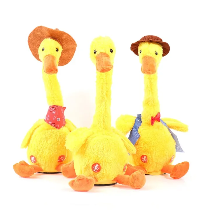 Dancing%20Duck%20Electronic%20Plush%20Toys%20Repeat%20Talking%20Sing%20Record%20Voice%20usb%20charge%20Funny%20Music%20Luminescent%20Gifts%20Plush%20Toy%20-%20Image%203