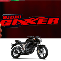 Suzuki Gixxer and SF Logo Branded Self Adhesive Waterproof Sticker 1 Piece Random Color Selection.