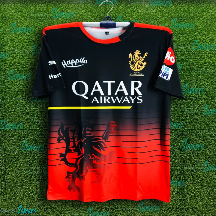 Royal Challengers Bangalore Premium IPL Jersey For Men - RCB Half Sleeve Jersey - RCB Cricket Jersey 2026/27
