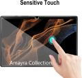 Samsung Galaxy Tab S8 Ultra 14.6 inches SM-X900, SM-X906, SM-X906B, SM-X906U, SM-X906N Clear Transparent Tempered Glass Film Screen Protector.