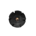 Blender Motor Connector Spare Parts Plastic Pulley 3.5cm 6 teeth Black - 1pcs.