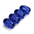 【Alizeker Mall】Brand New 4PCS Durable Aluminum Car Air Cover Tire Valve Wheel Stem Caps Dustproof Cover Car Accessories. 
