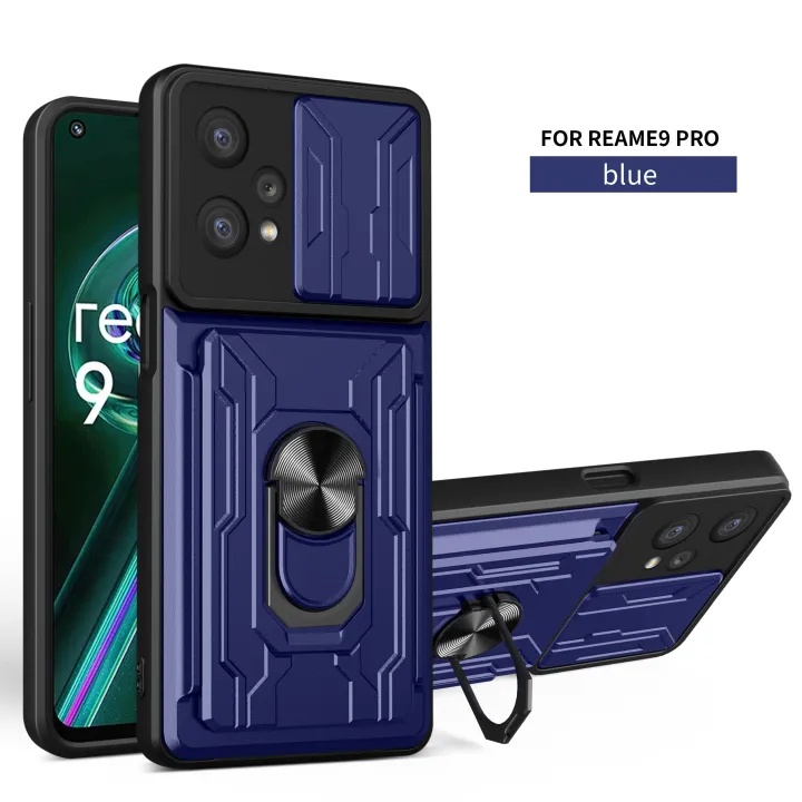 xprmy%20for%20Realme%209%20Pro%205G%20Case%20Card%20Bag%20Sliding%20Window%20Camera%20Protection%20Magnetic%20Ring%20Kickstand%20Shockproof%20Phone%20Cover%20-%20Image%205