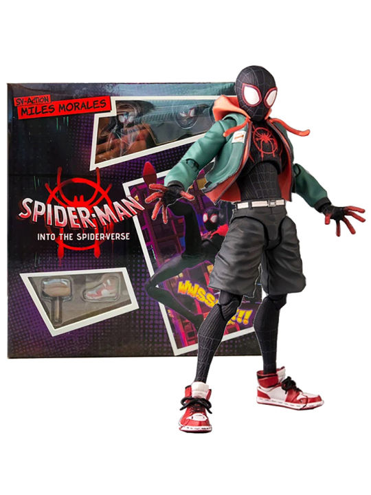 Sv%20Action%20Spiderman%20Miles%20Morales%20Action%20Figure%20Collection%20Sentinel%20Marvel%20Spider-Man%20Into%20the%20Spider%20Verse%20Figures%20Model%20Toys%20-%20Image%207