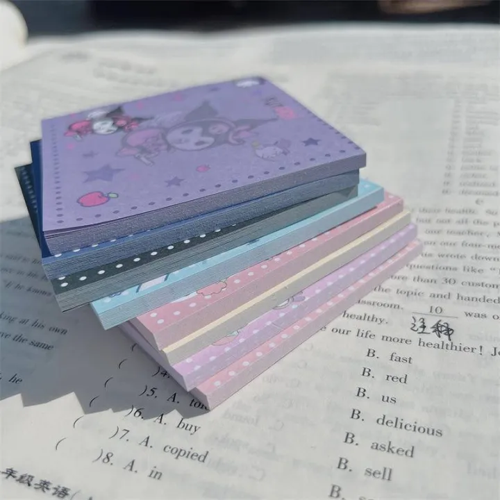 Sanrio%20mymelody%20Kuromi%20Cinnamoroll%20Sticky%20Stationery%20Notepad%20Posted%20it%20Office%20bookmark%20Sticky%20notes%20kawaii%20design%20Stickers%20in%20notebook%20Memo%20pad%20kids%20gift%20-%20Image%207