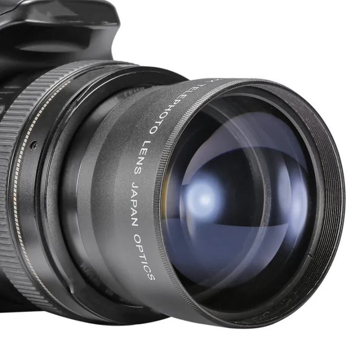 58Mm%202X%20Telephoto%20Lens%20Tele%20Converter%20For%20Canon%20Nikon%20Sony%20Pentax%2018-55Mm%20-%20Image%203