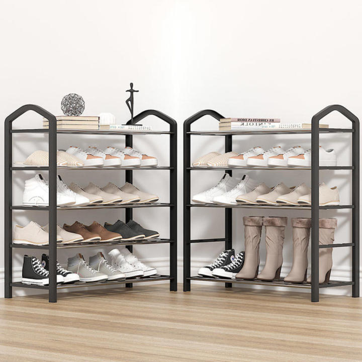 Stackable%20Shoe%20rack%20Durable%20Home/Dorm/Balcony%204-tier%20Organizer%20Multifunctional%20Removable%20assembly%20Storage%20shelf%20for%20Bedroom%20Closet%20Entryway%20Students%20Shoe%20storage%20-%20Image%202