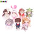 17cm Princess BJD Doll with Clothes and Shoe DIY 13 Movable Joints for 1/8 Doll Fashion Dress up Model Girl Boy Gift Child Toys. 