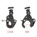 SHOOT Bike Clamp Clip Holder Mount for GoPro Hero 8 7 5 Black 4 Xiaomi Yi 4K Dji Osmo Sjcam Eken H9 Go Pro Hero 8 7 Accessories. 