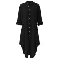 Sexy & Elegant Midi Shirt Dress for Women – Perfect for Summer & Beach Days.