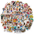 10/25/50/100pcs Anime Luffy One Piece Stickers for Laptop Skateboard Guitar Notebook Suitcase Waterproof Sticker Decal Kid Toy.