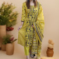 Exclusive Cotton Unstitched Skin Print High Quality Three Piece For Women - 3 Pice Dress - 3 Pice Dress. 