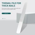 6 Pieces Stainless Steel Nail File Double-Sided Diamond Nail File Metal Nail File Manicure File for Family and Travel.