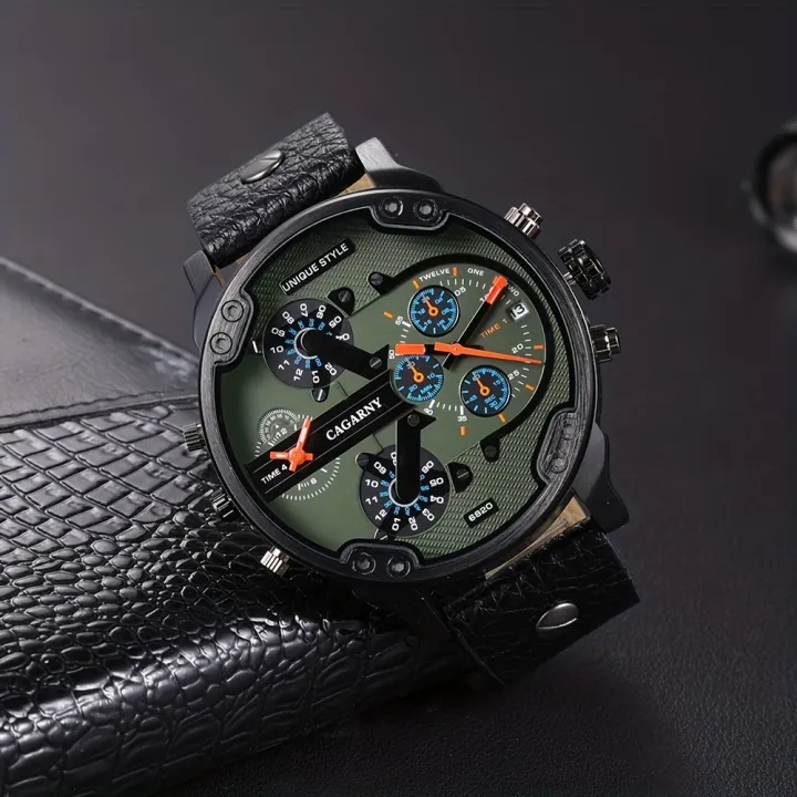 Popular%20Men's%20Watch,%20Casual%20Fashion%20Multi%20Time%20Zone%20Belt%20Date%20Men's%20Watch%20-%20Image%205