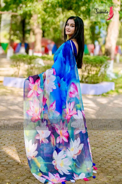 Chanderi%20Silk%20Digital%20Printed%20tassel%20Saree%20Soft%20and%20comfortable%2013%20Hand%20Saree%20For%20Women%20-%20Image%204