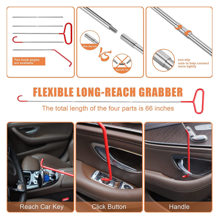 19-Piece%20Car%20Kit%20Lock%20Pick%20Set%20Tool%20Kit%20Equipped%20with%20Stainless%20Steel%20Long-Distance%20Fastener,%20Non-Destructive%20Wedge,%20Gas%20Wedge%20Pump%20-%20Image%207