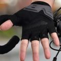 BOODUN Men Women Bike Gloves Half Finger Gel Pad Cycling Gloves Summer Elastic Breathable Road Mountain Bike Bicycle MTB Gloves.