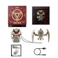 Marvel Genuine Wireless Bluetooth Earbuds Cool Iron Man RGB Ambience Light Mecha-shaped Headset High Quality Zinc Alloy MR28. 