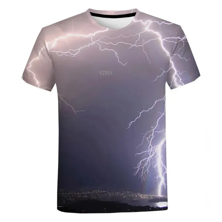 Summer%203D%20Digital%20Printed%20Lightning%20Cool%20T-Shirt%20New%20Men's%20Oversized%20Casual%20T%20Shirts%20for%20Men%20Short%20Sleeve%20Tee%20-%20Image%205